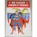SUPERMAN : WE SALUTE AMERICA'S HEROES PROMO POSTER 2001