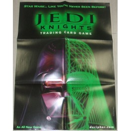 JEDI KNIGHTS TRADING CARD GAME PROMO POSTER