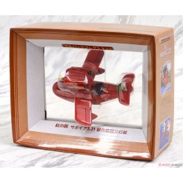STUDIO GHIBLI PULLBACK TOYS COLLECTION - PORCO ROSSO SAVOIA S.21 FLYING BOAT