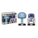 POP ! STAR WARS 2 PACK EXCLU - PRINCESS LEIA ( HOLOGRAPHIC ) & R2-D2