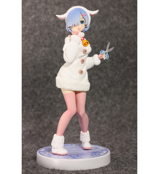 RE:ZERO STARTING LIFE IN ANOTHER WORLD SSS FIGURE - WOLF & 7 LITTLE GOATS Ver. REM