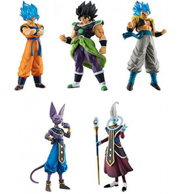 GASHAPONS DRAGON BALL SUPER BROLY HG 02 SERIE COMPLETE