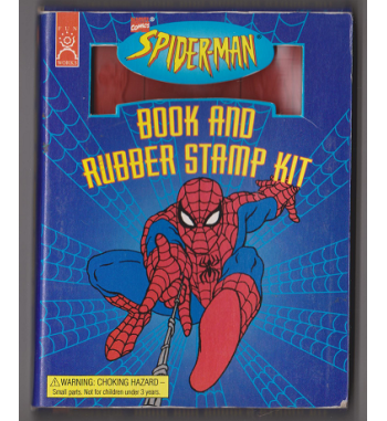 SPIDER-MAN BOOK AND RUBBER...